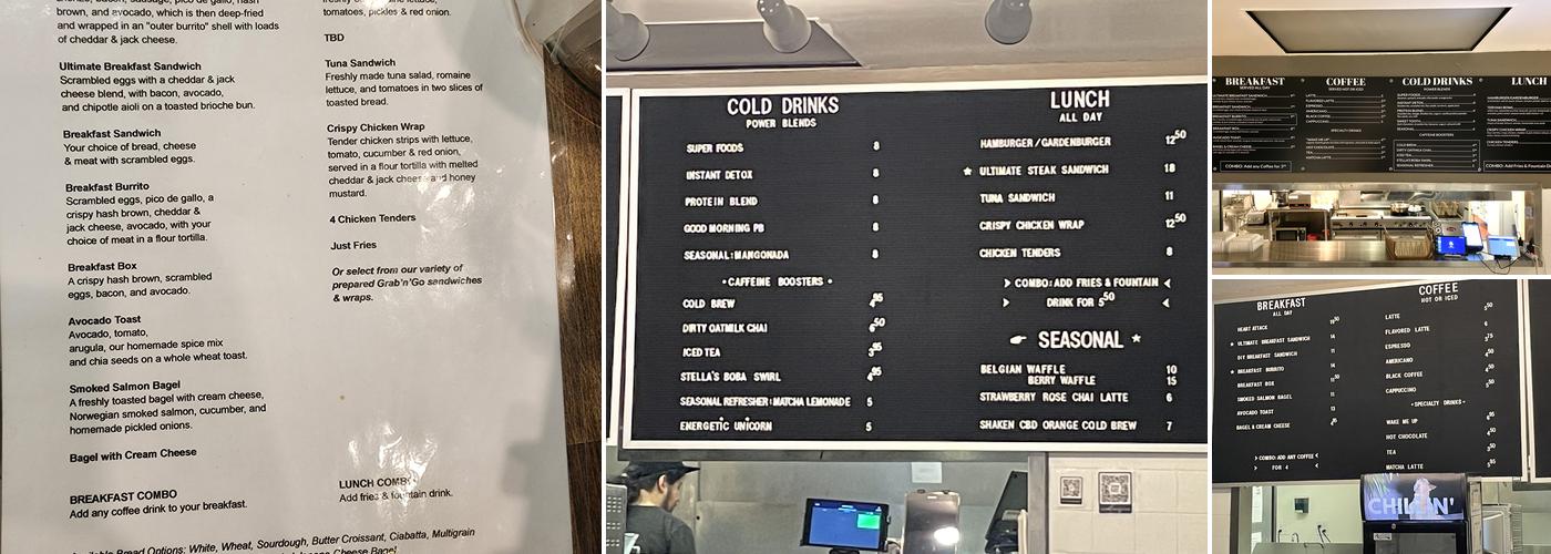 Stella Coffee Beverly Hills Menu