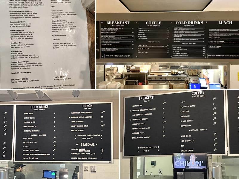 Stella Coffee Beverly Hills Menu