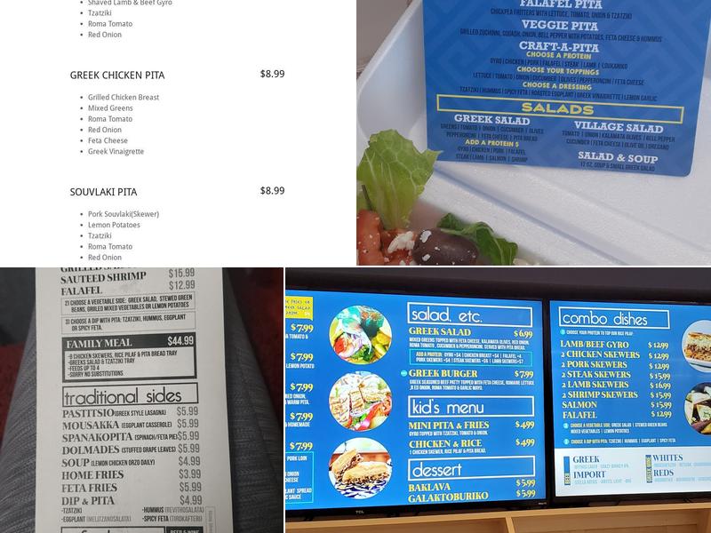 Ladera Greek Kitchen Menu