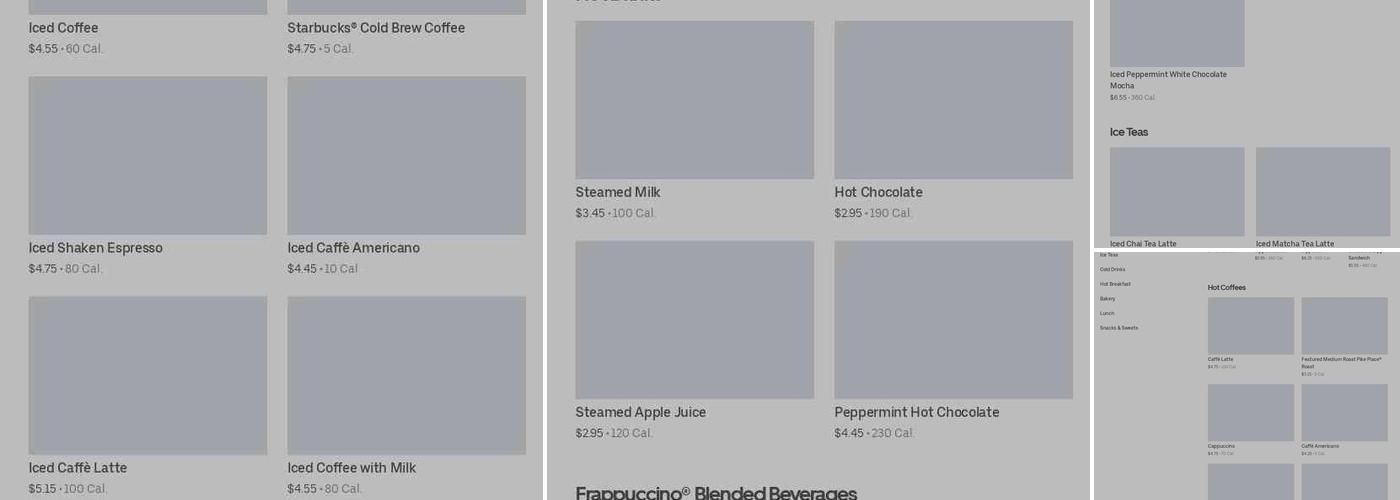 Starbucks Menu