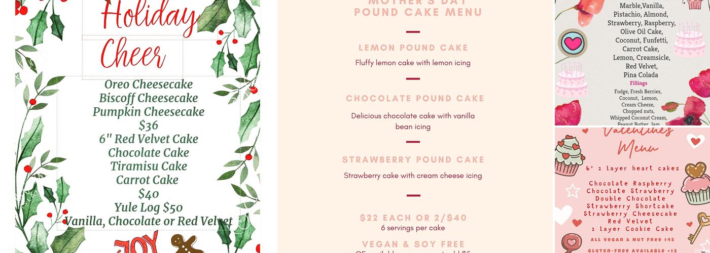 Katy's Lovebites Menu