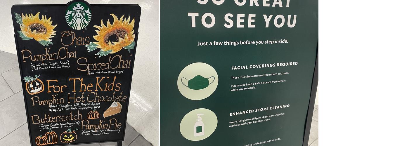 Starbucks Coffee Company Menu