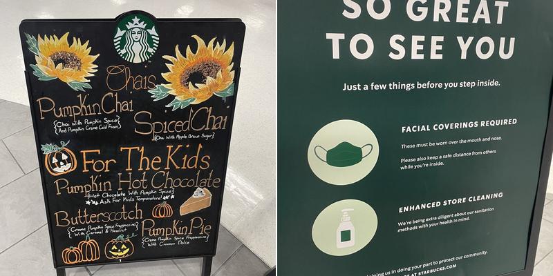 Starbucks Menu