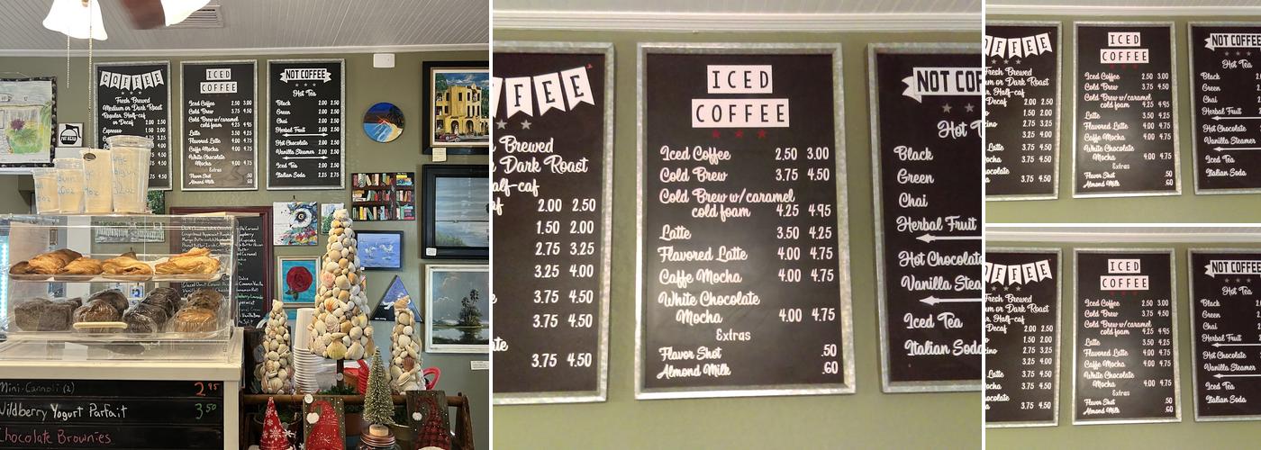 Cool Beans Brew Menu