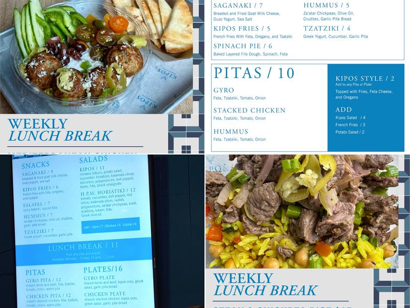 Kipos Menu