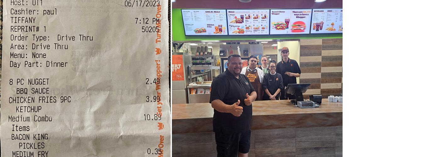 Burger King Menu