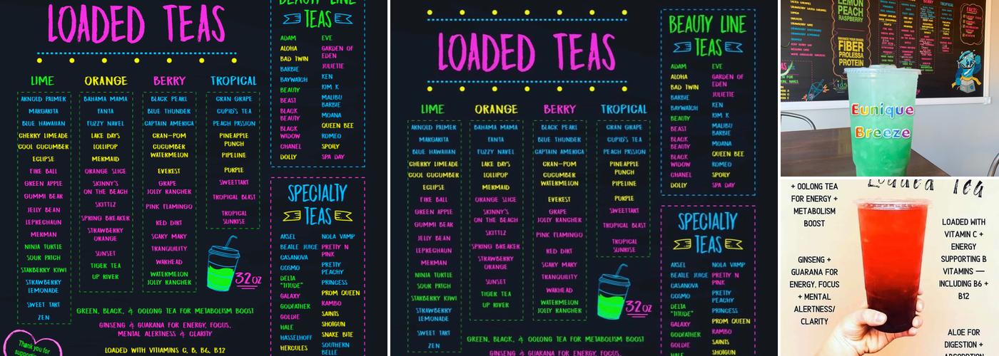 Slidell Nutrition Menu