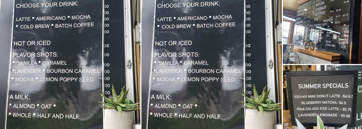 Coffeesmith Menu