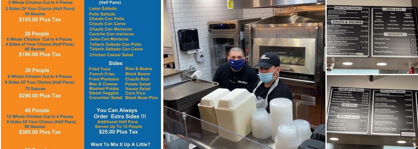 Don Pollo of Silver Spring Menu