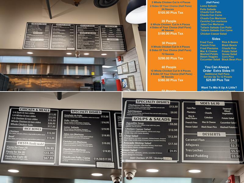 Don Pollo of Silver Spring Menu