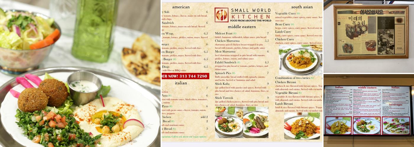 Small World Kitchen Menu