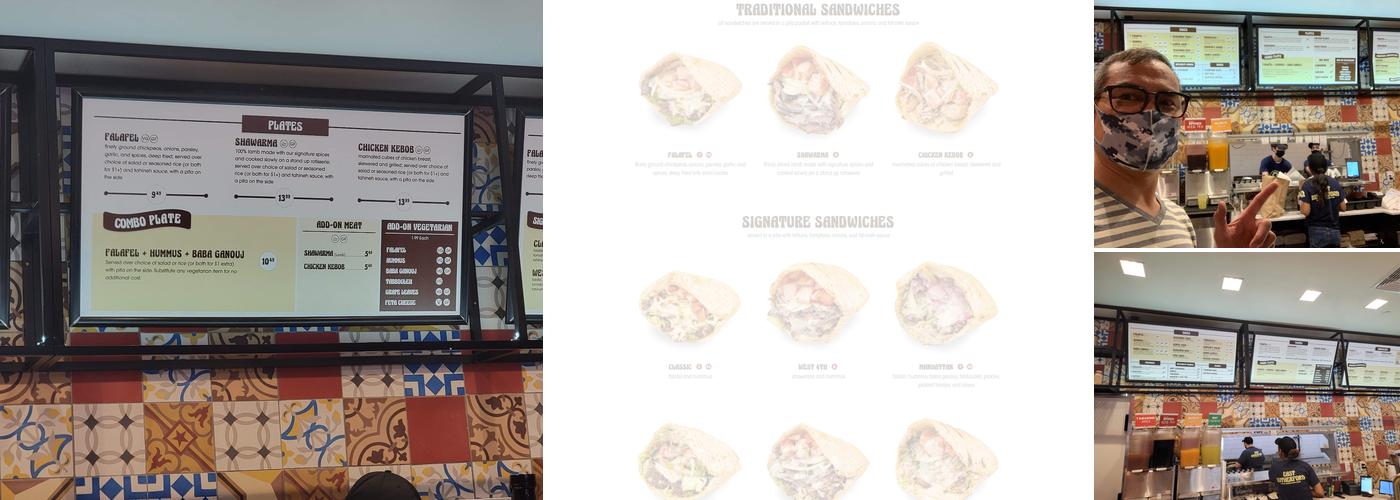 Mamoun's Falafel Menu