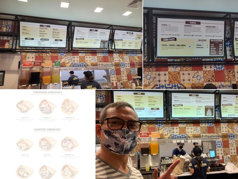 Mamoun's Falafel Menu