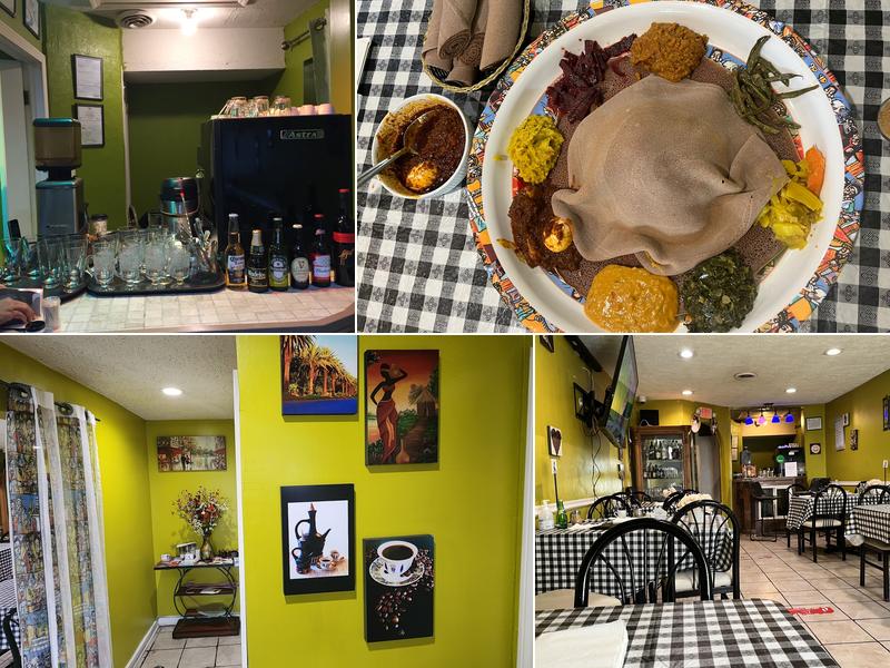 mini ethiopian coffee house and carry out