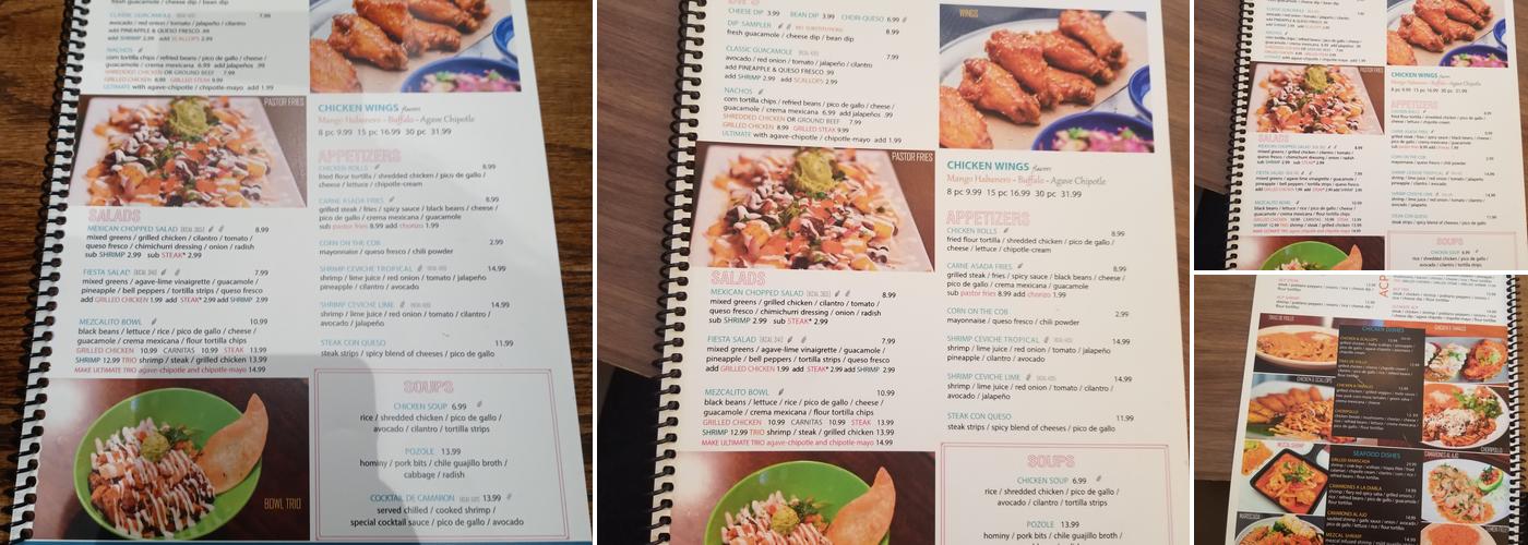 Mezcalito Goldsboro Menu