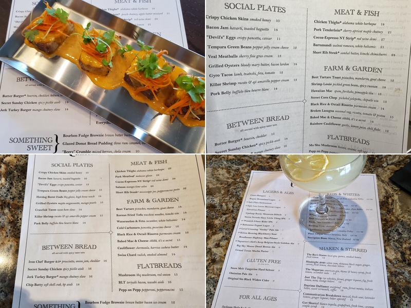 Carson Kitchen Menu