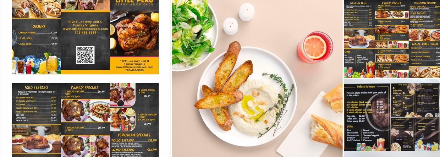 Little Peru Peruvian Style Chicken Menu