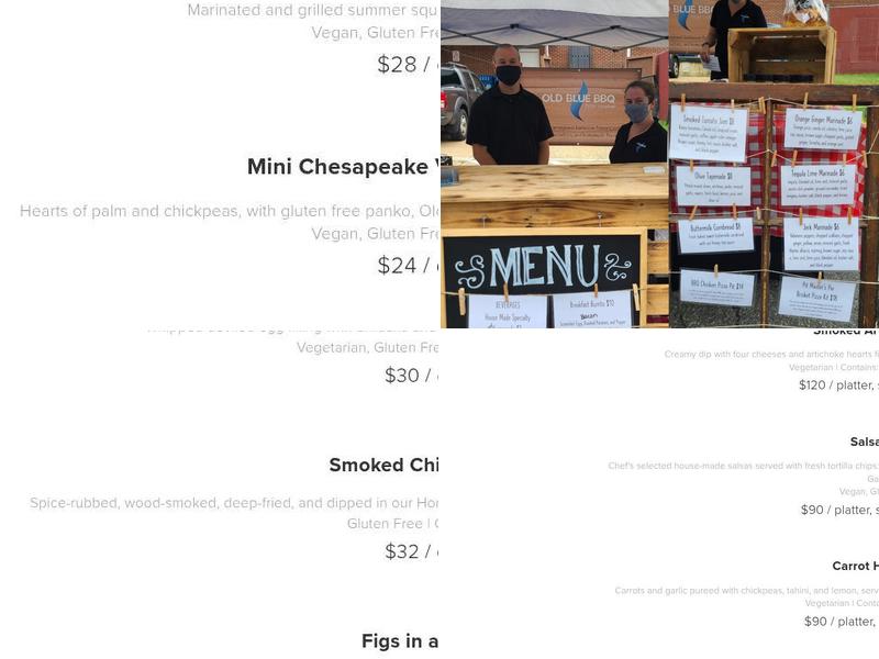 Old Blue BBQ - Alexandria Menu