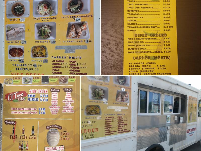 El Taco Feliz #3 Menu