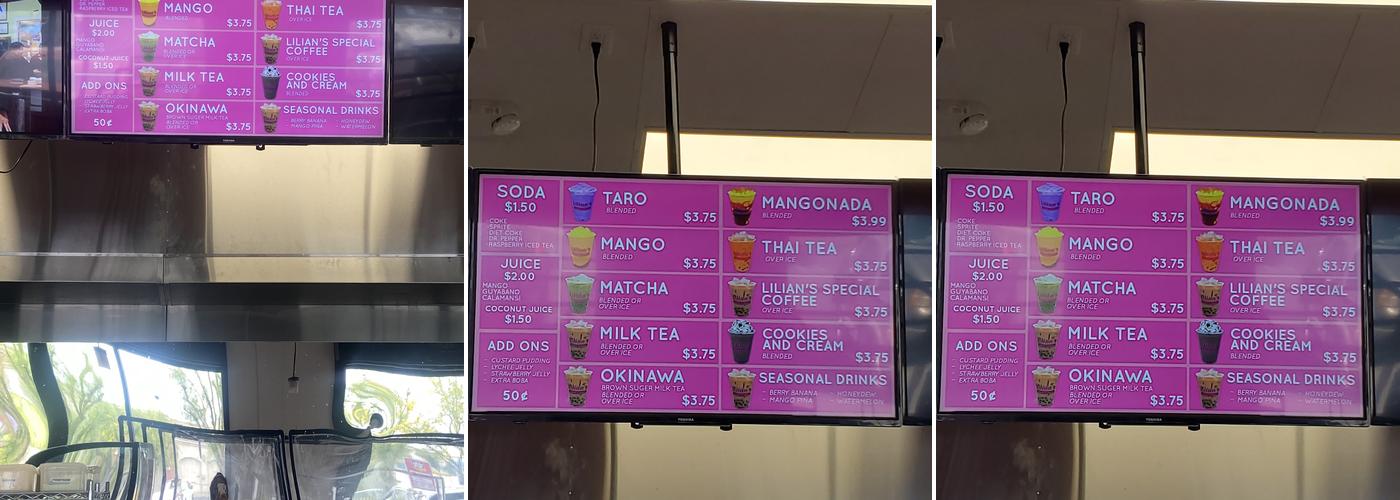 Lilian's Bread & Sweets Menu