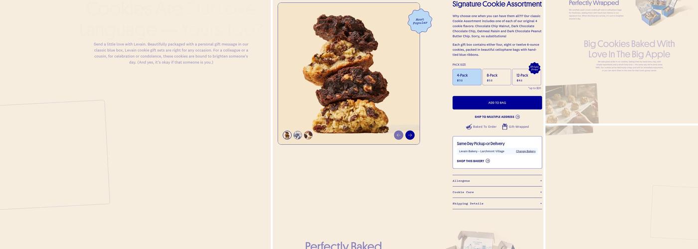 Levain Bakery – Georgetown, D.C. Menu