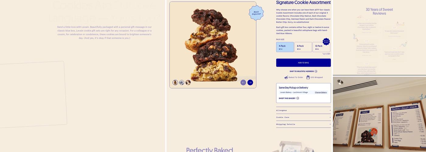 Levain Bakery Menu