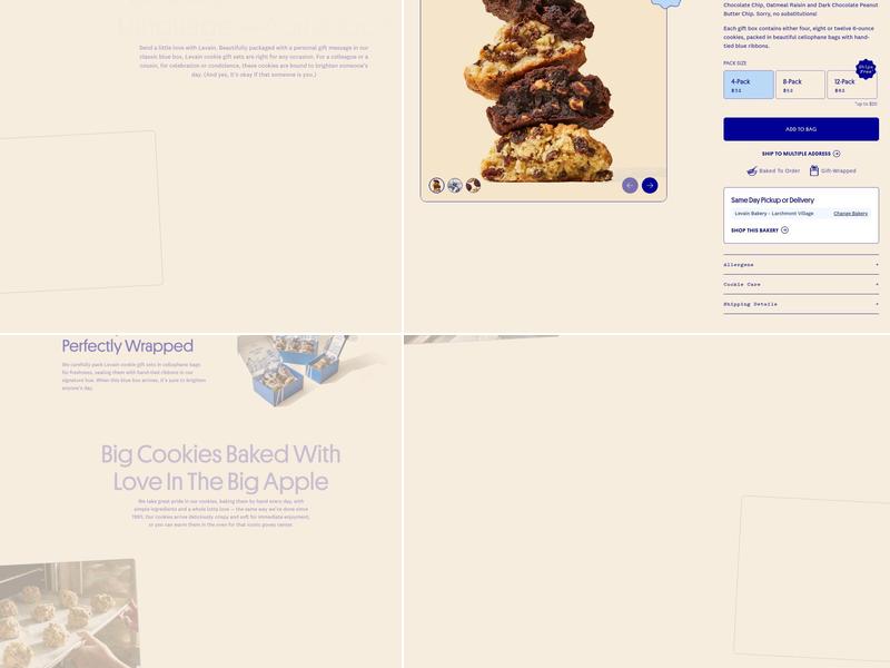 Levain Bakery – Georgetown, D.C. Menu