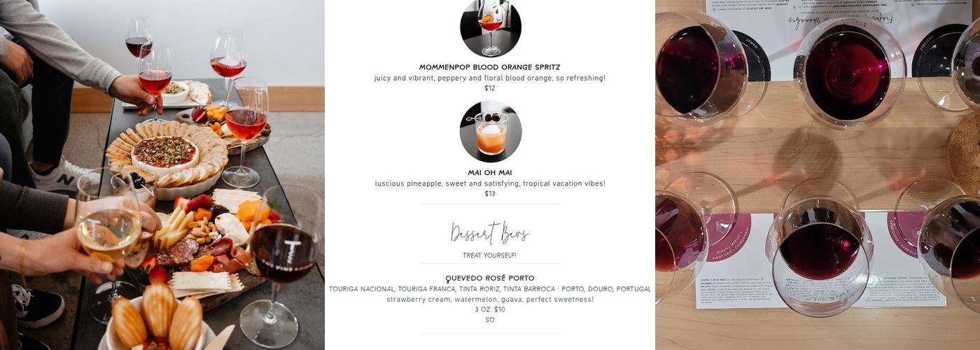 The Vine Room Menu