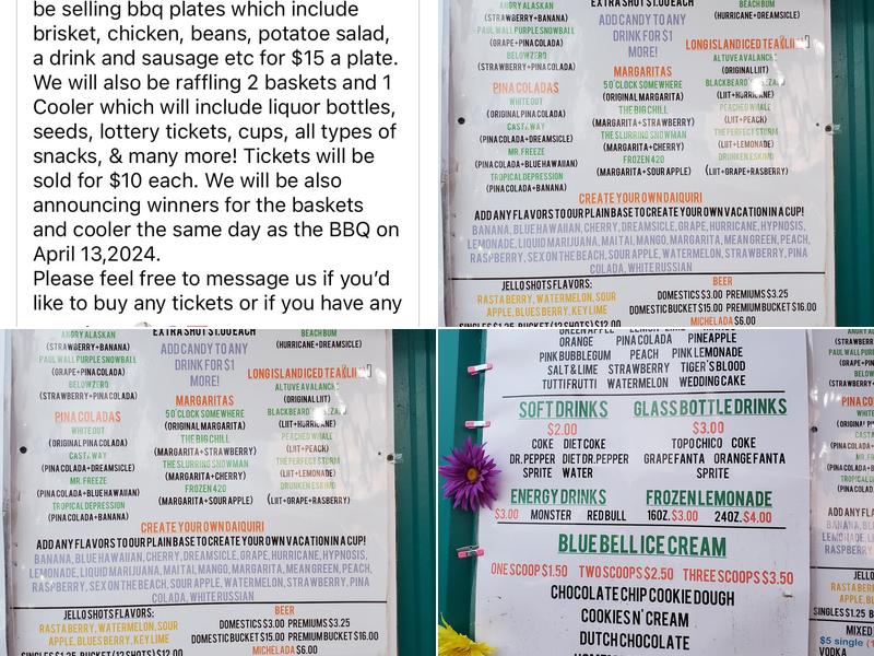 Gravity Lounge htx Menu
