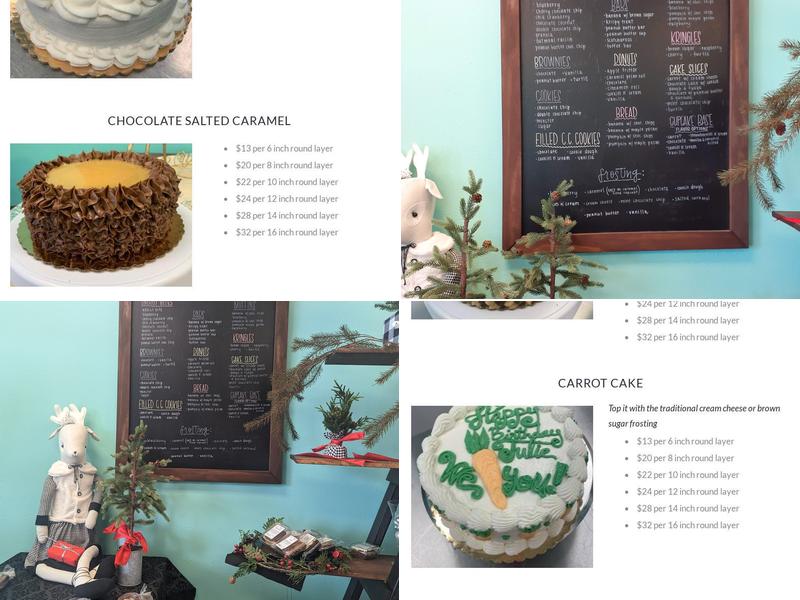 Naturally Delightful - Specialty Bakery Menu