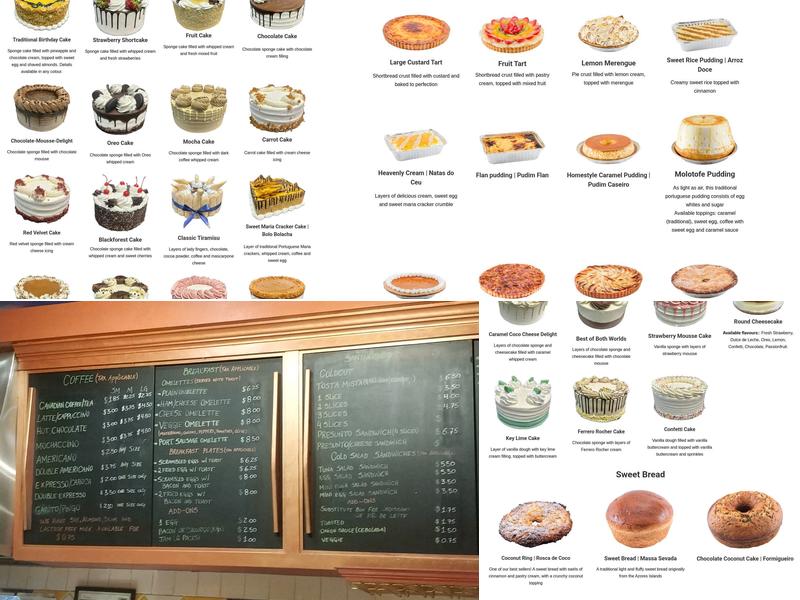 Caldense Bakery Menu