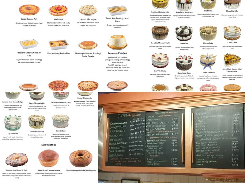 Caldense Bakery Menu