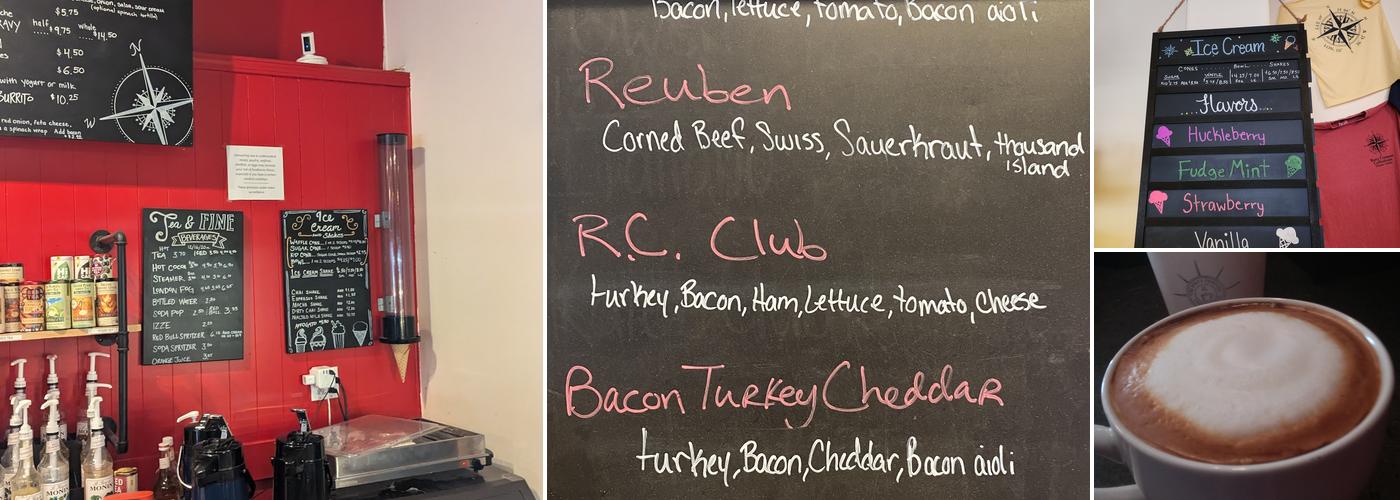 Rusty Compass Coffeehouse Menu