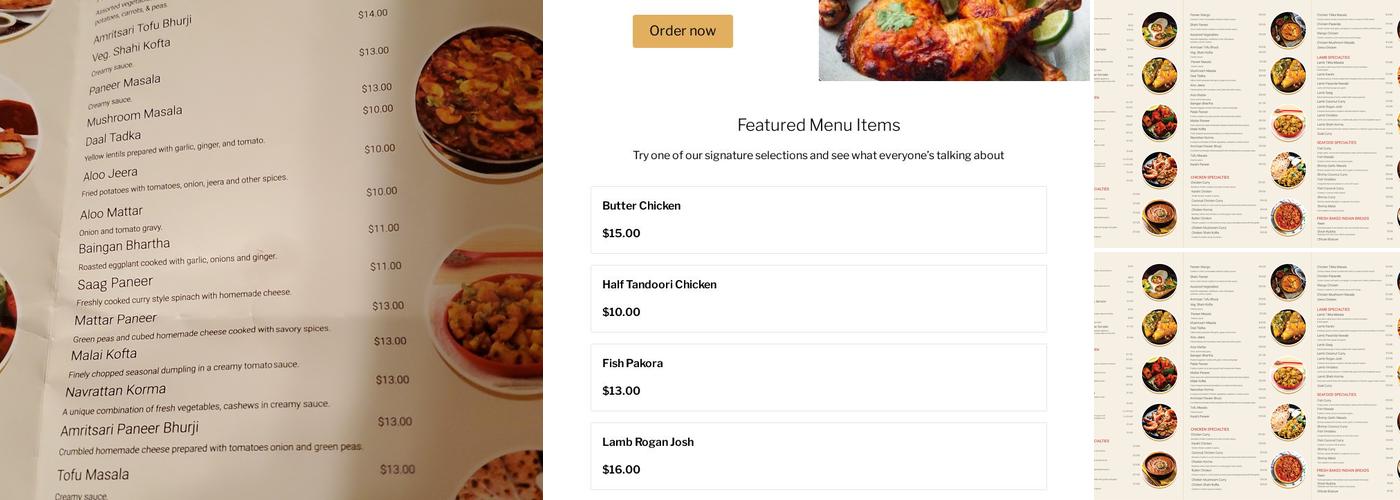 Curry-Out Clovis Menu