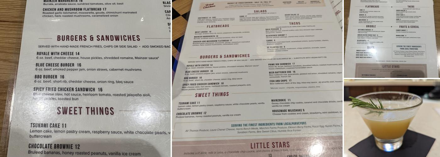 The Mainzer Menu