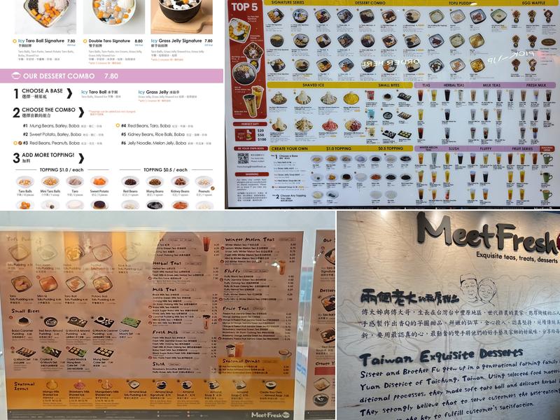 Meet Fresh Menu