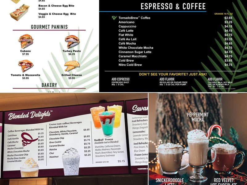 Havana Savannah Menu