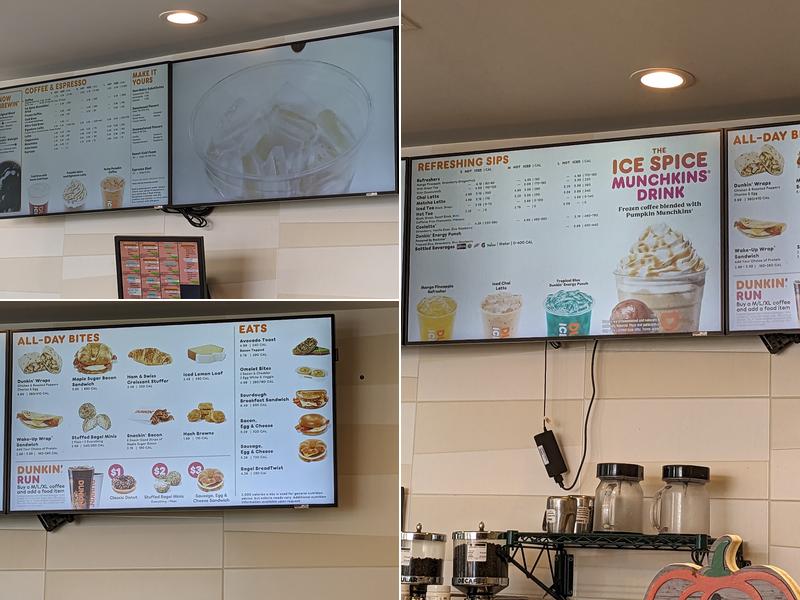 Dunkin' Menu