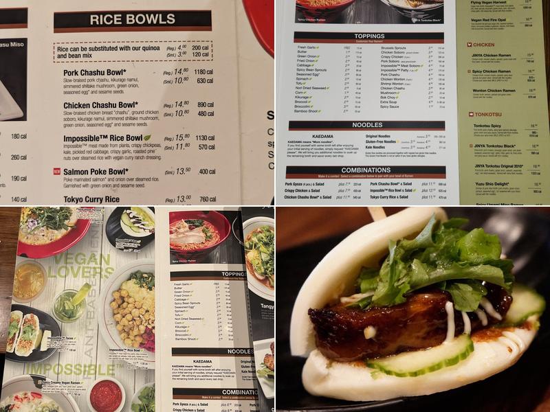 JINYA Ramen Bar - Union Station Menu