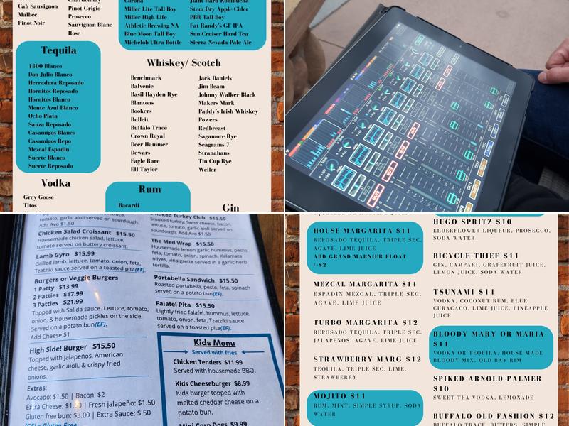 High Side! Bar & Grill Menu