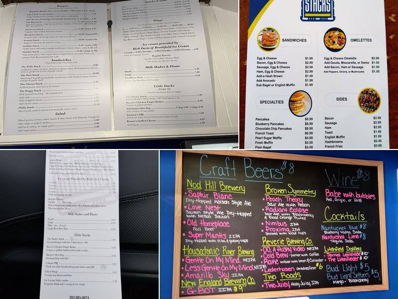 The Stacks Mobile and Stack'd Up Catering Menu