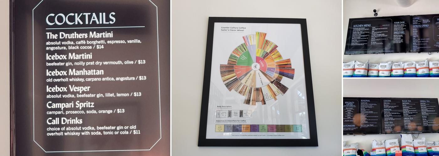 Druthers Coffee Menu