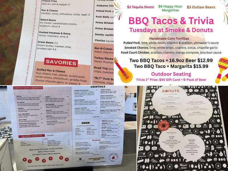 Smoke & Donuts BBQ Menu