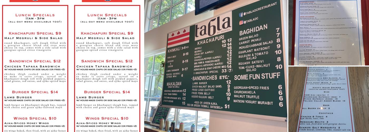 Tabla Menu