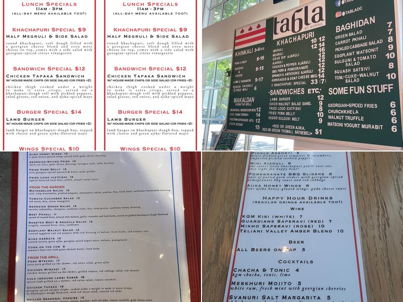 Tabla Menu