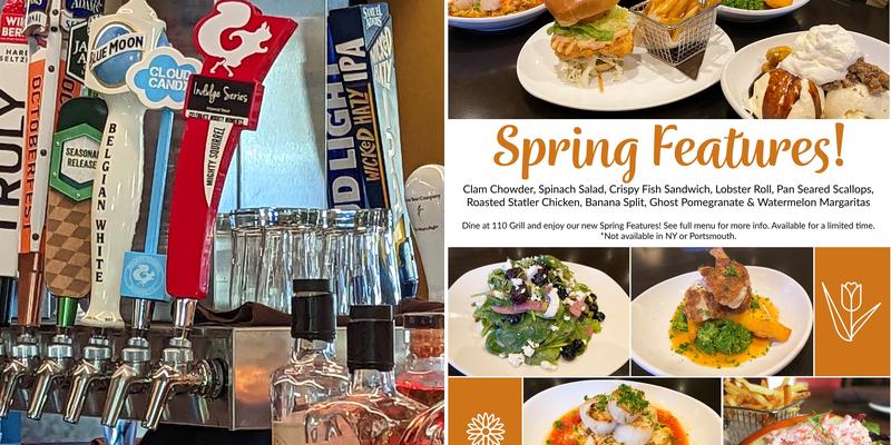 110 Grill Menu