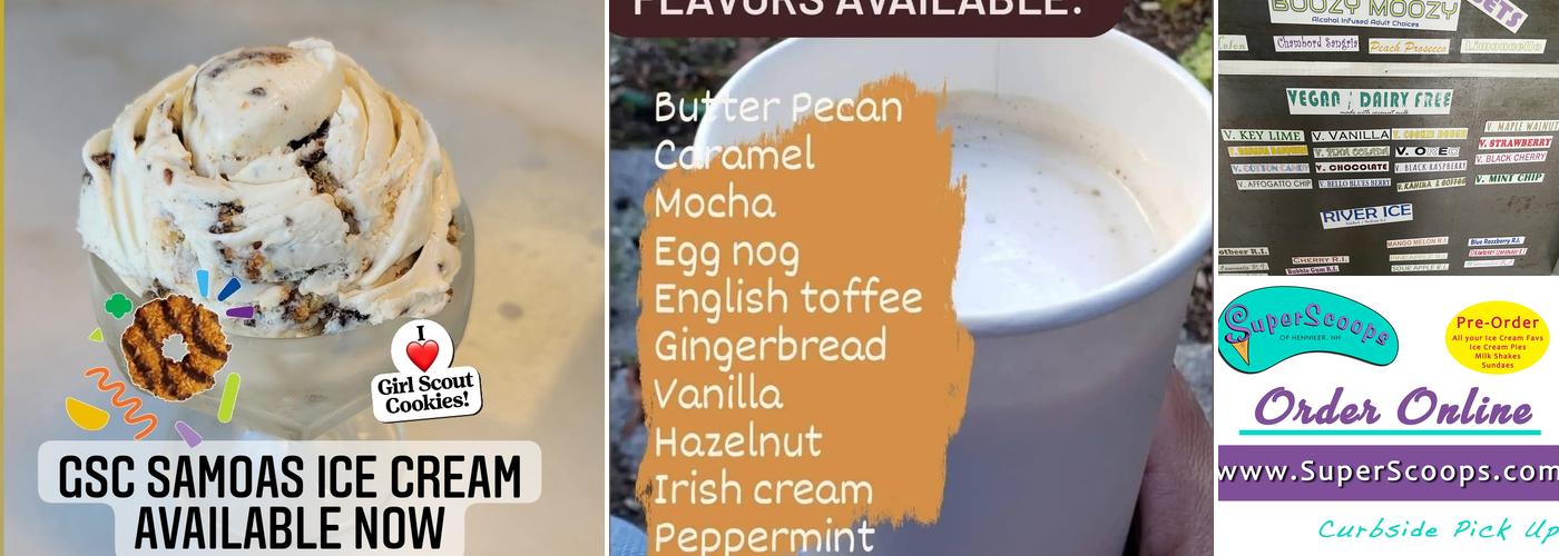 SuperScoops Menu