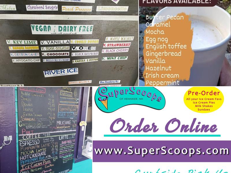 SuperScoops Menu