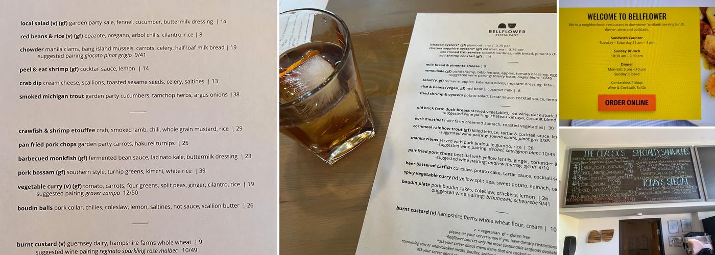 Bellflower Menu