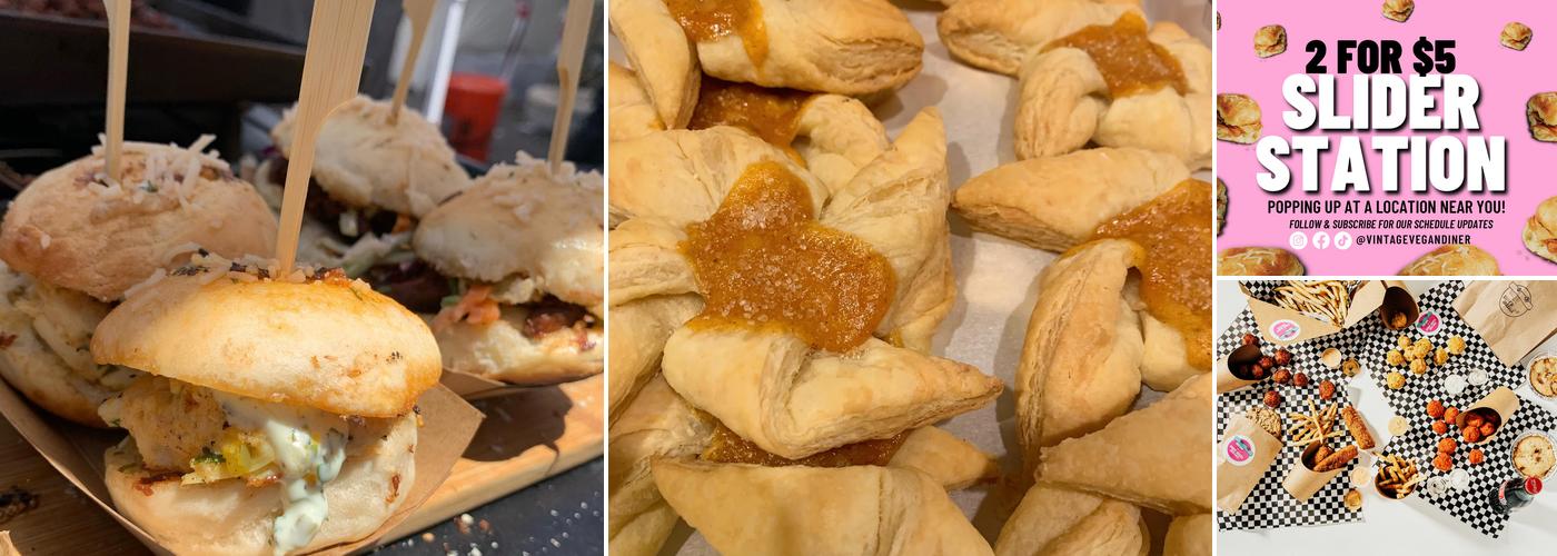 Vintage Vegan Diner - 2 for $5 Slider Station
